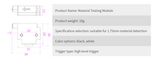 Load image into Gallery viewer, Filament Runout Sensor - Clear 1.75mm
